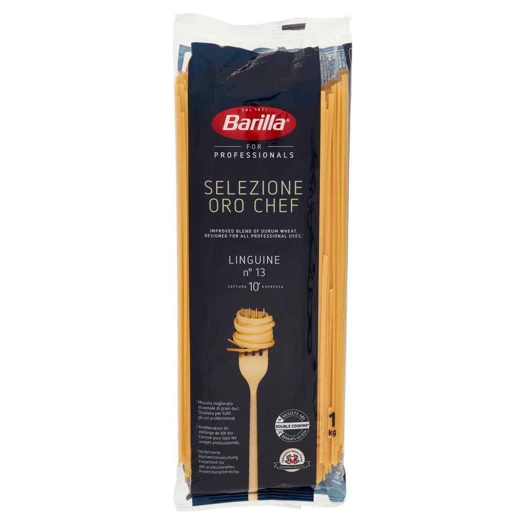 Barilla For Professionals Linguine Pasta Lunga Food Service Selezione Oro Chef 1kg