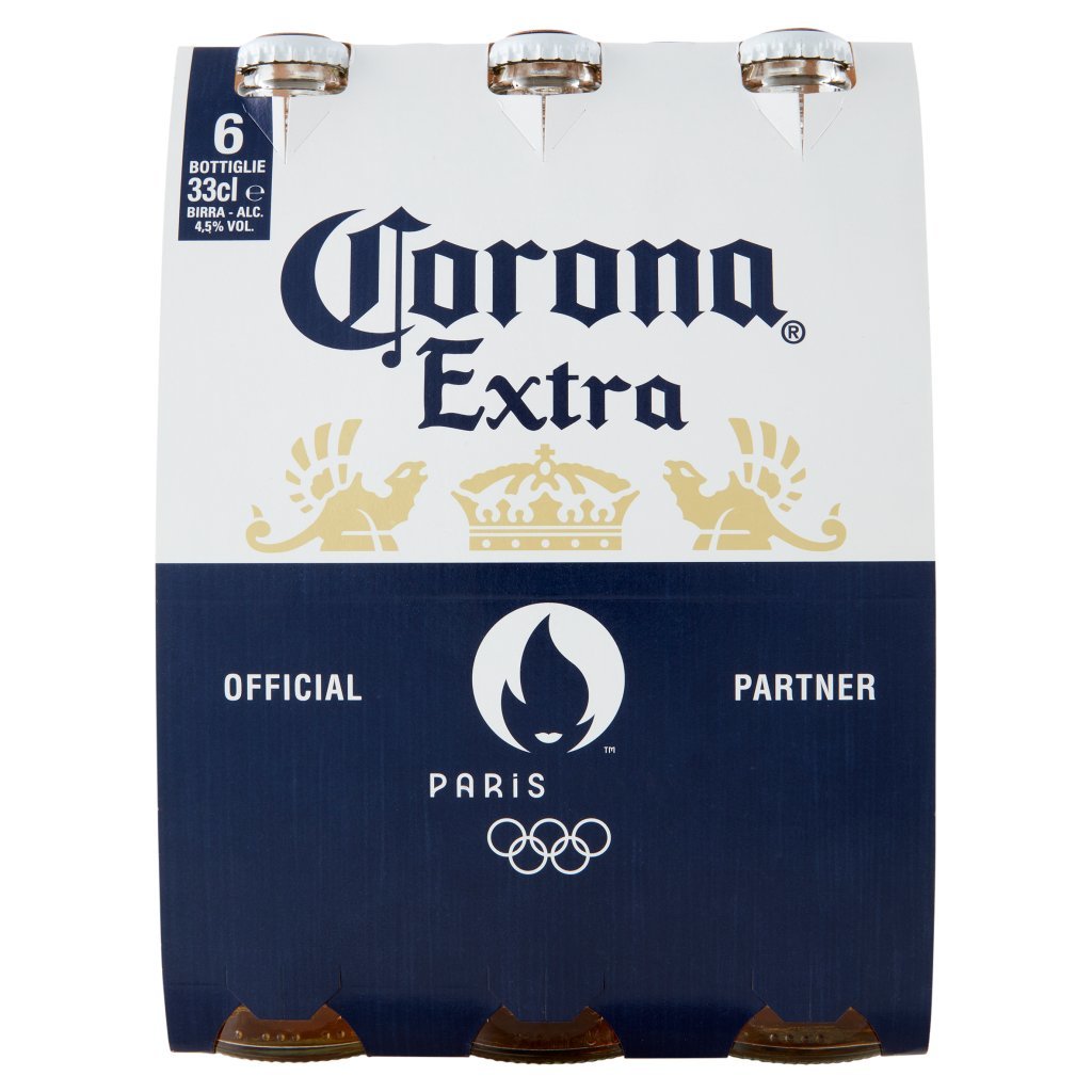 Corona Corona Extra - Birra Lager Messicana Bottiglia - Pacco Olimpiadi 6x33 Cl