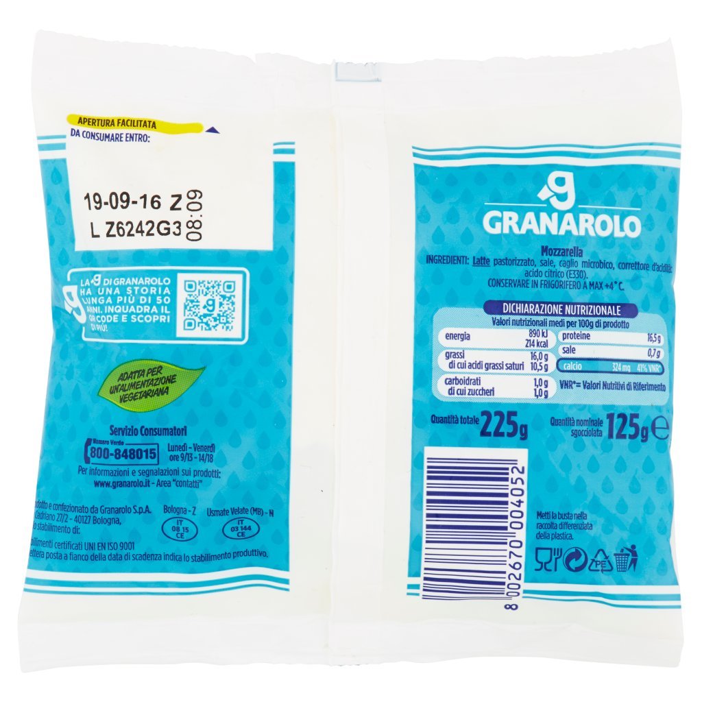 Granarolo Mozzarella 125 g