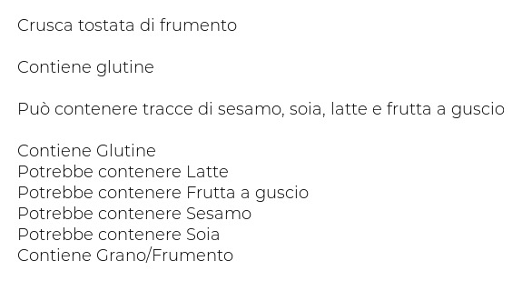 Mercanti Crusca di Frumento