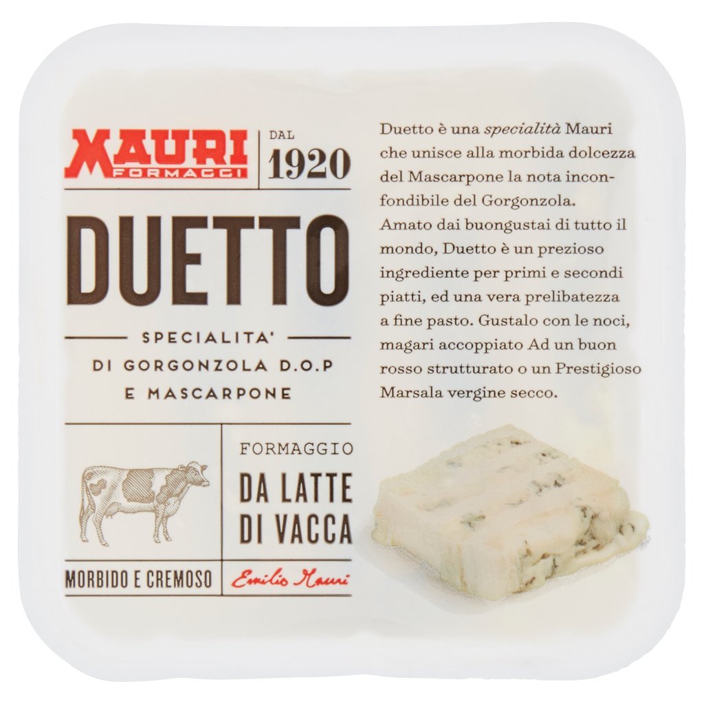 Mauri Duetto Specialità di Gorgonzola D.O.P. e Mascarpone