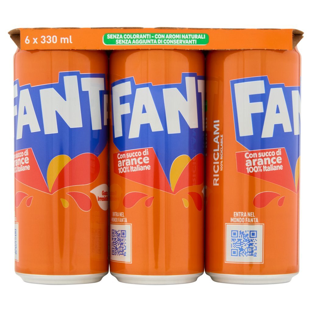 Fanta Orange Original 6 x 33 Cl