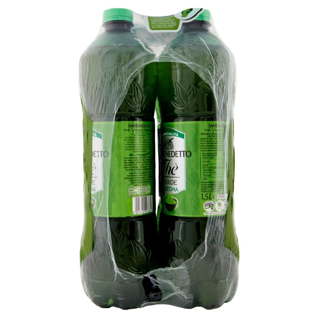 San Benedetto Thè le Specialità Verde Matcha 6 x 1,5 l