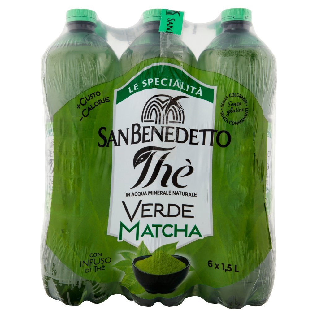 San Benedetto Thè le Specialità Verde Matcha 6 x 1,5 l