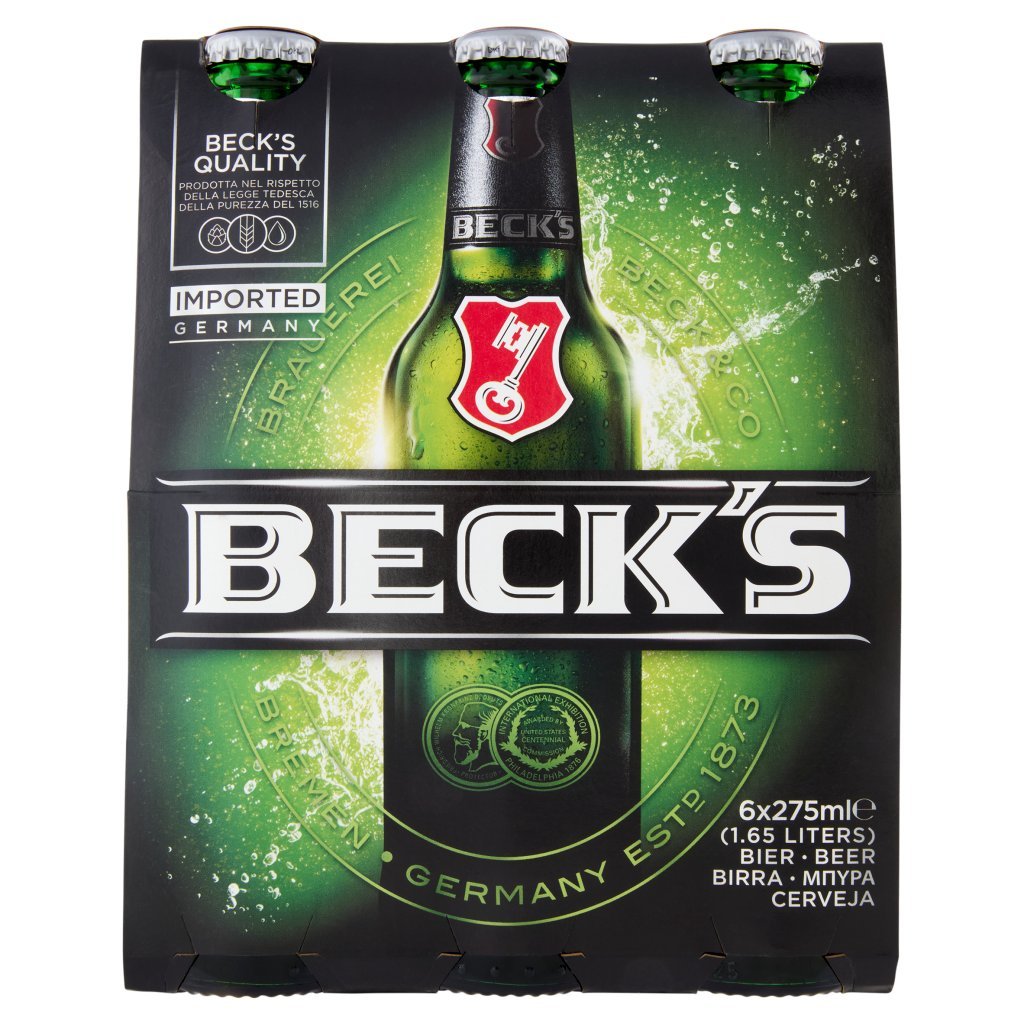 Beck's Beck's Birra Pilsner Tedesca Bottiglia 6x27,5cl