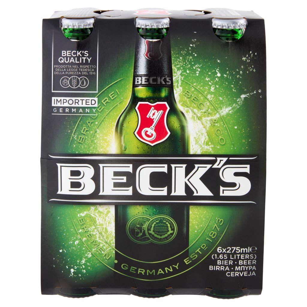 Beck's Beck's Birra Pilsner Tedesca Bottiglia 6x27,5cl