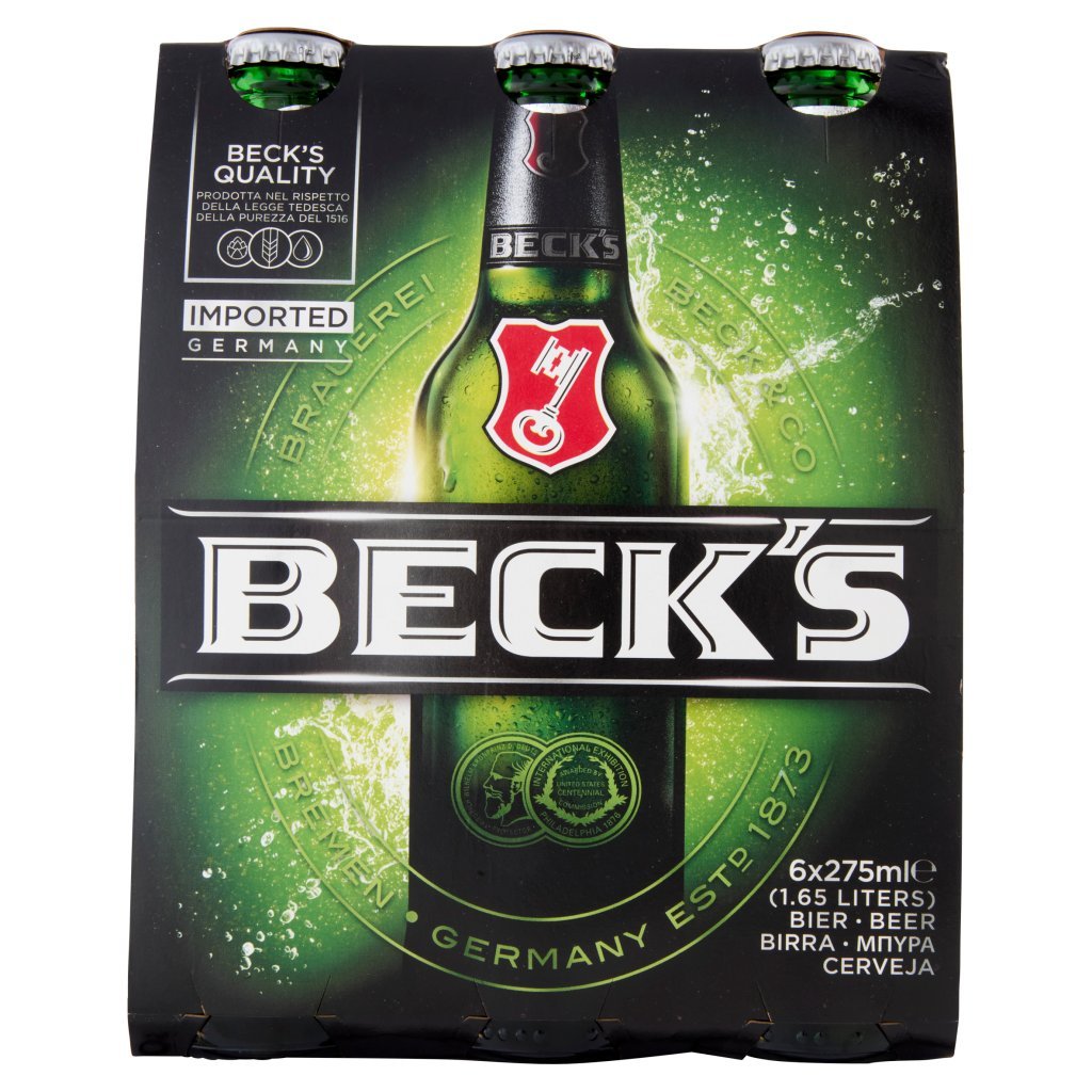 Beck's Beck's Birra Pilsner Tedesca Bottiglia 6x27,5cl