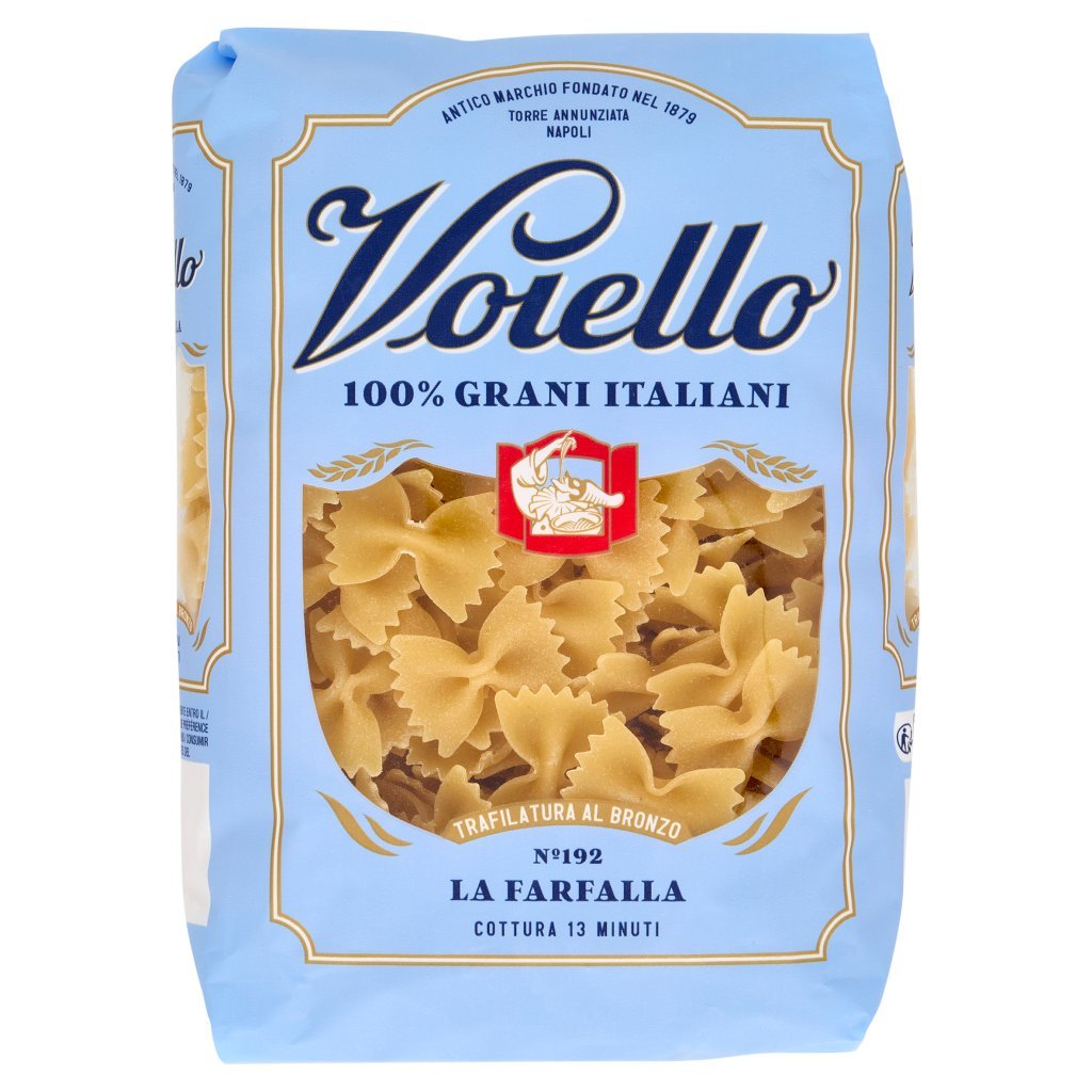 Voiello Pasta la Farfalla N°192 Grani 100% Italiani Trafilata Bronzo