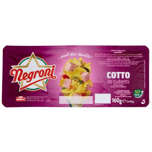 Negroni Cotto in Cubetti 2 x 80 g