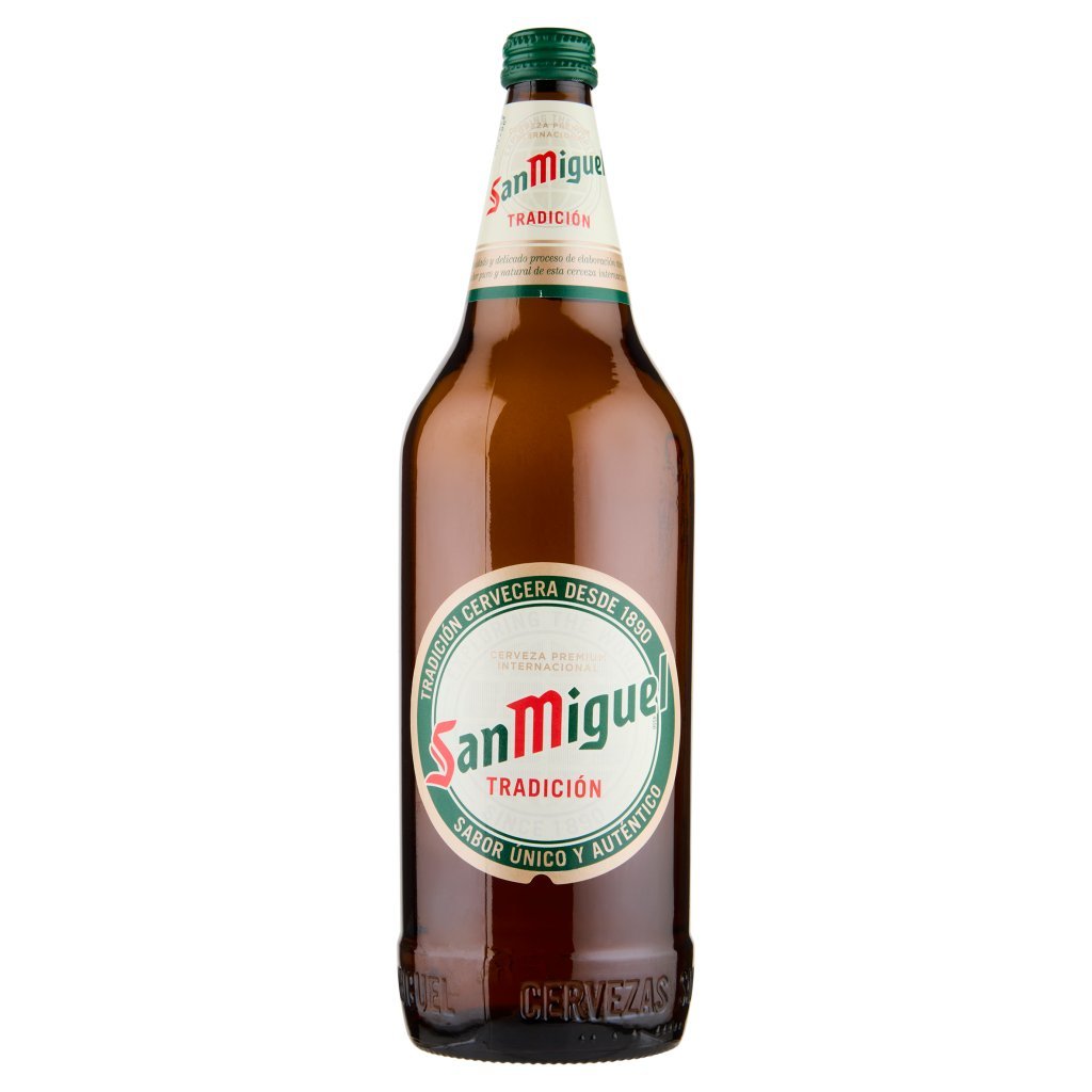 San Miguel San Miguel Tradición Birra Lager Spagnola Bottiglia 1 l