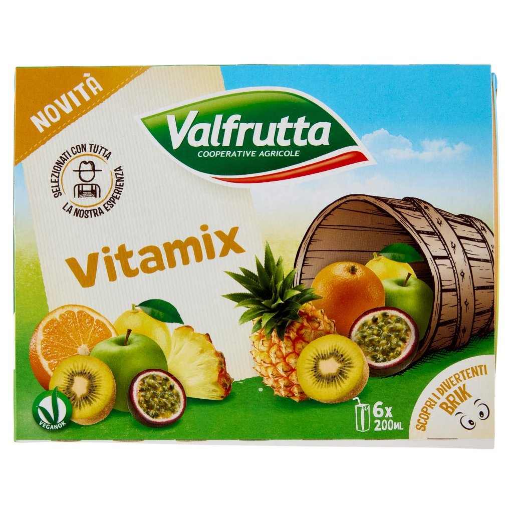 Valfrutta Vitamix 6 x 200 Ml