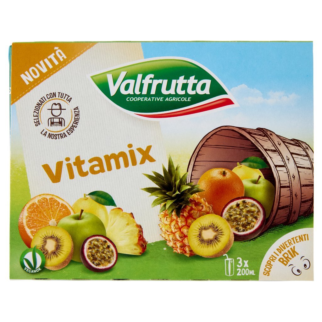 Valfrutta Vitamix 3 x 200 Ml