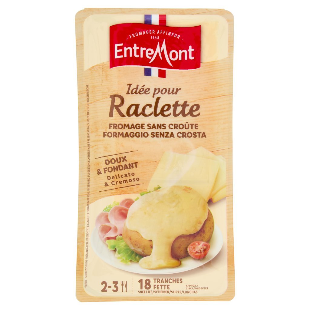 Entremont Idée Pour Raclette Formaggio senza Crosta