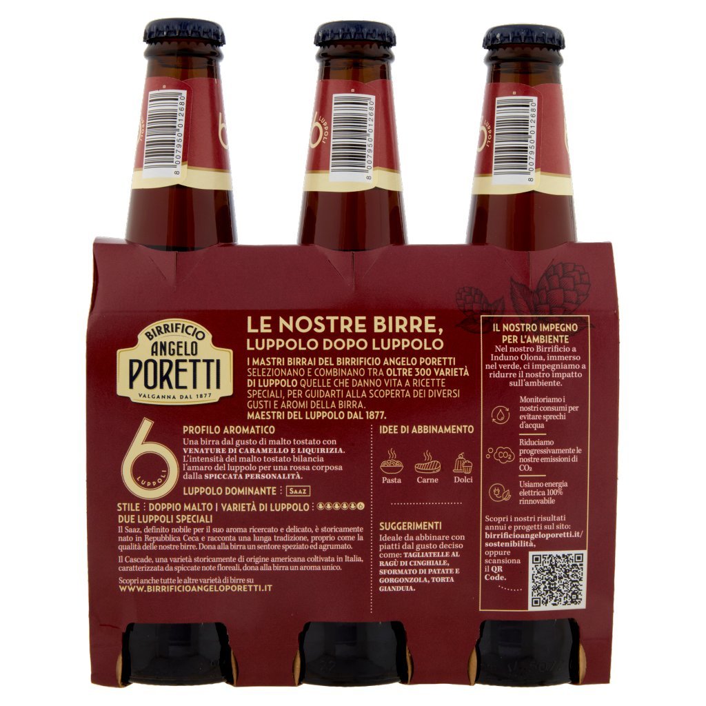 Birrificio Angelo Poretti Doppio Malto Rossa 6 Luppoli